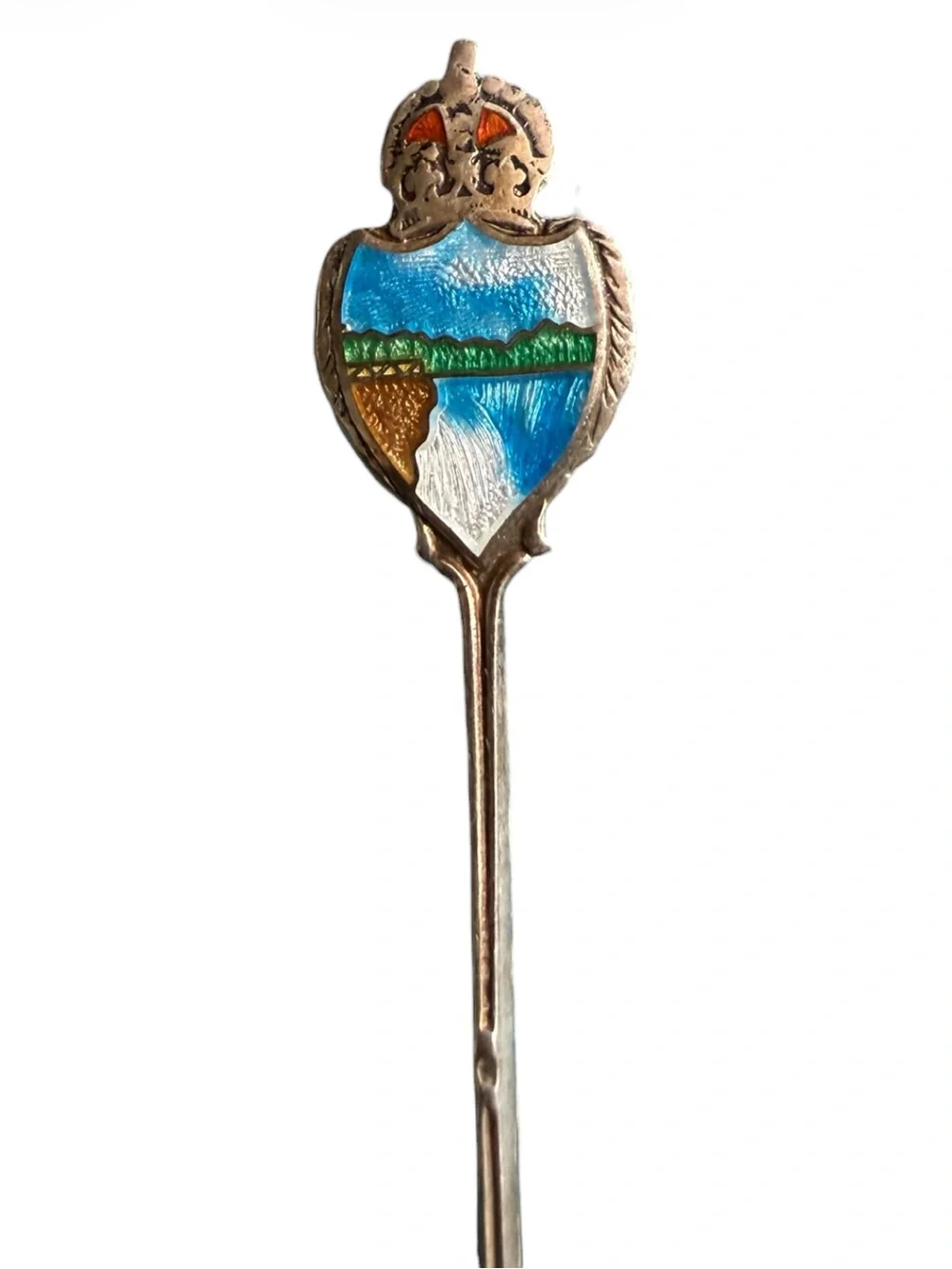 Vintage Silver Souvenir Spoons Set From Niagara Falls, Canada and Lake Placid